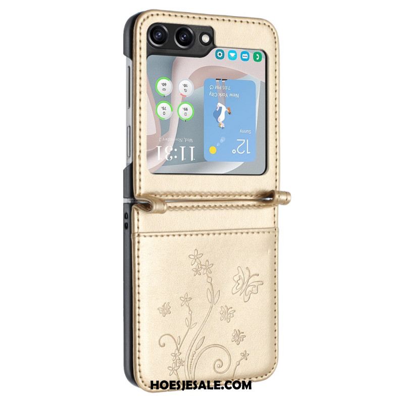 Hoesje Samsung Galaxy Z Flip 7 Fe Vlinders En Bloemen
