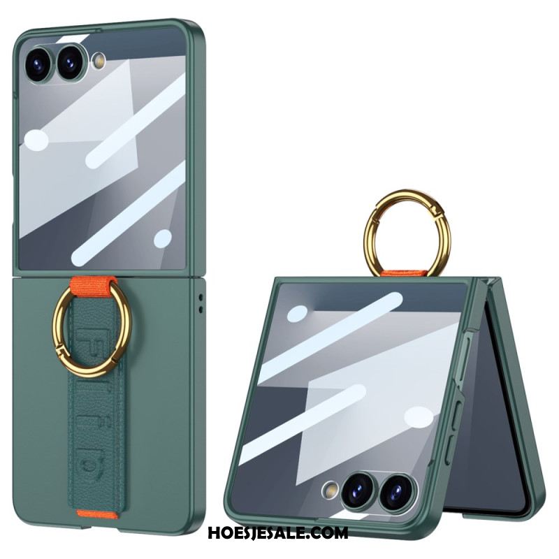 Hoesje Samsung Galaxy Z Flip 7 Gkk Polsbandje En Schermbeschermer Bescherming Hoesje