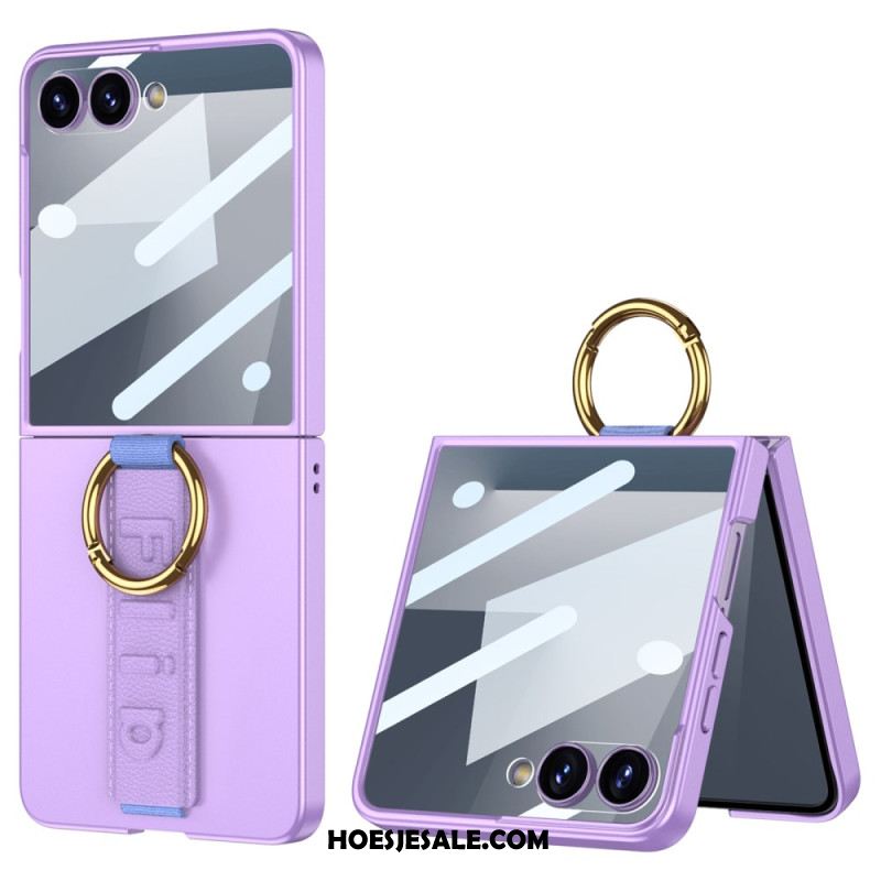 Hoesje Samsung Galaxy Z Flip 7 Gkk Polsbandje En Schermbeschermer Bescherming Hoesje