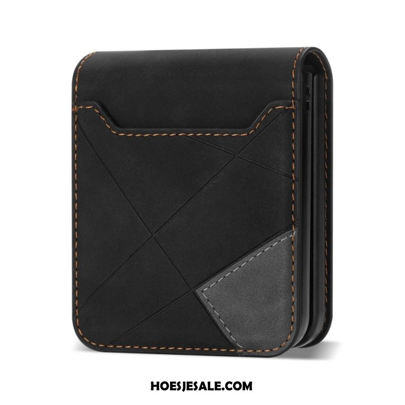 Hoesje Samsung Galaxy Z Flip 7 Kaarthouder Met Patroon