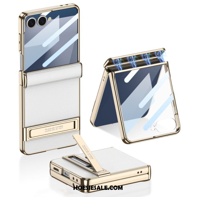 Hoesje Samsung Galaxy Z Flip 7 Kunstleer En Gkk-ondersteuning