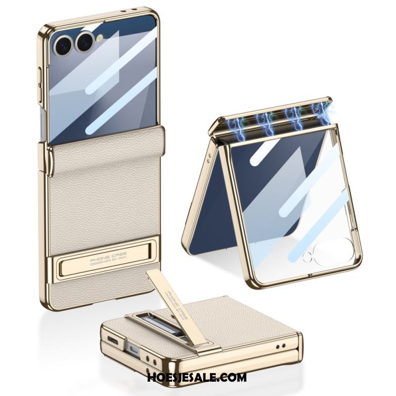 Hoesje Samsung Galaxy Z Flip 7 Kunstleer En Gkk-ondersteuning