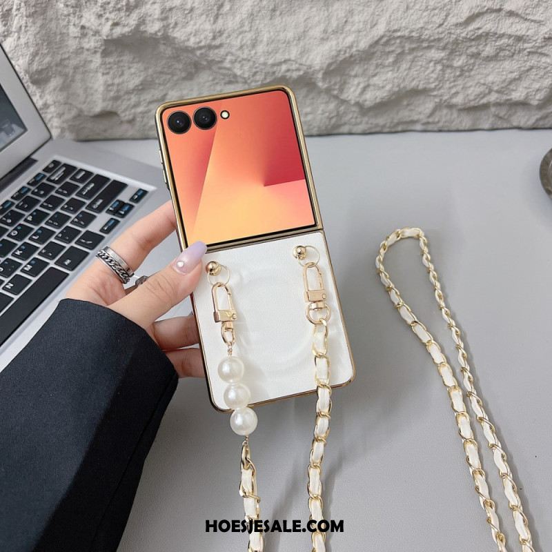 Hoesje Samsung Galaxy Z Flip 7 Magnetische Bedelriem