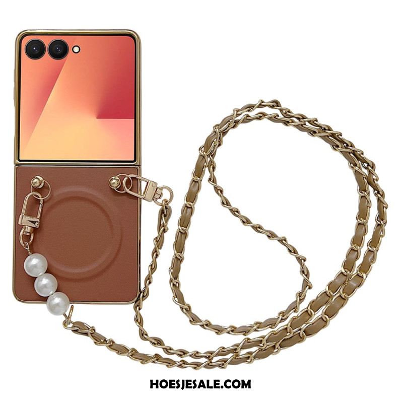 Hoesje Samsung Galaxy Z Flip 7 Magnetische Bedelriem