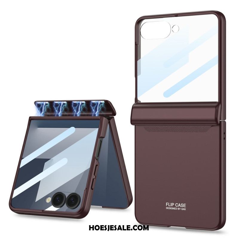 Hoesje Samsung Galaxy Z Flip 7 Magnetische Scharnierbeschermer En Schermbeschermer