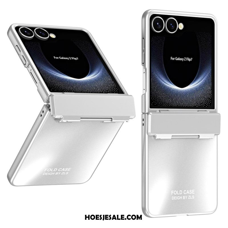 Hoesje Samsung Galaxy Z Flip 7 Metallic Effect Met Scharnier