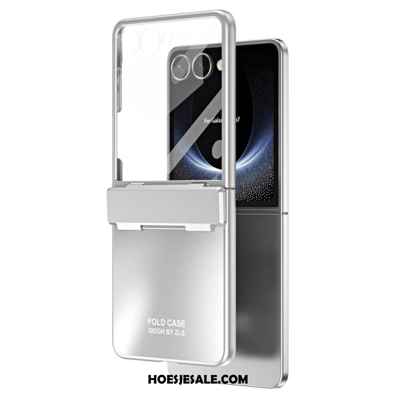 Hoesje Samsung Galaxy Z Flip 7 Metallic Effect Met Schermbeschermer