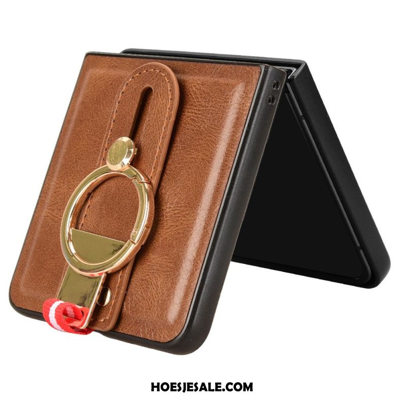 Hoesje Samsung Galaxy Z Flip 7 Polsband En Houder