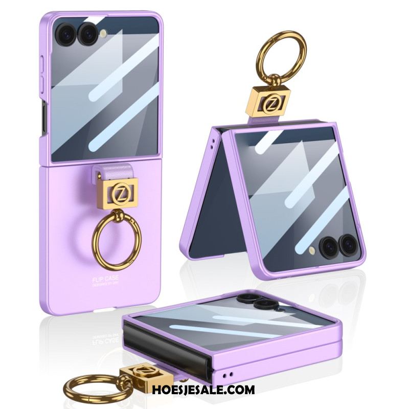 Hoesje Samsung Galaxy Z Flip 7 Ringhouder En Schermbeschermer Gkk