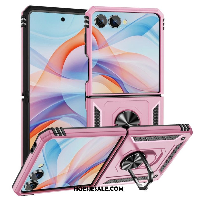 Hoesje Samsung Galaxy Z Flip 7 Ringhouder En Schokbestendige Bescherming Bescherming Hoesje