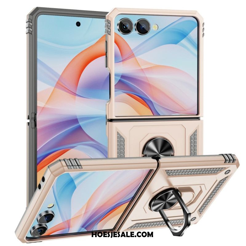Hoesje Samsung Galaxy Z Flip 7 Ringhouder En Schokbestendige Bescherming Bescherming Hoesje