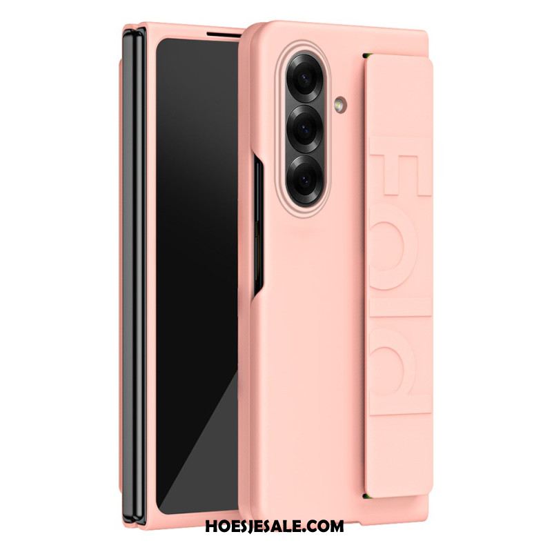 Hoesje Samsung Galaxy Z Fold 7 Bandje Met Standaard Bescherming Hoesje
