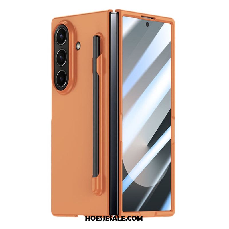 Hoesje Samsung Galaxy Z Fold 7 Bescherming Van Gehard Glas En Stylushouder