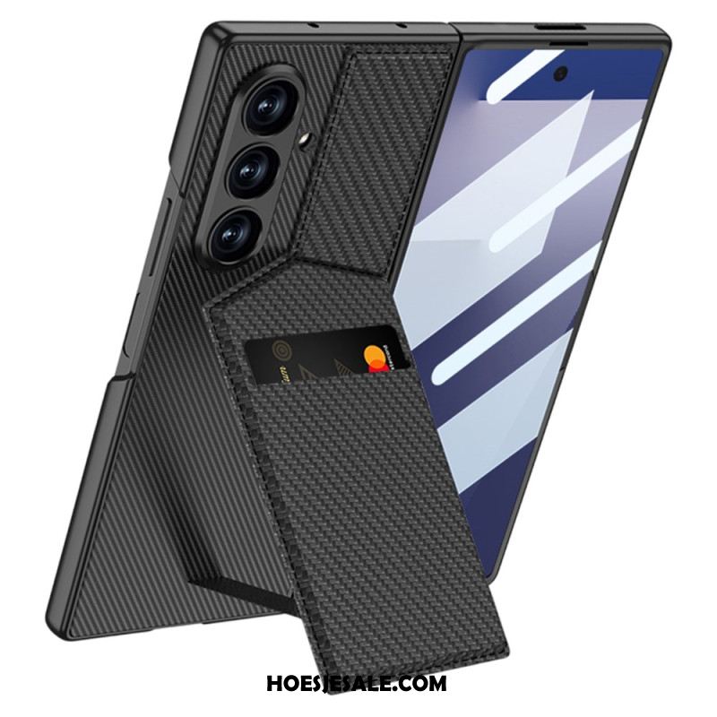 Hoesje Samsung Galaxy Z Fold 7 Geïntegreerde Kaarthouder Bescherming Hoesje