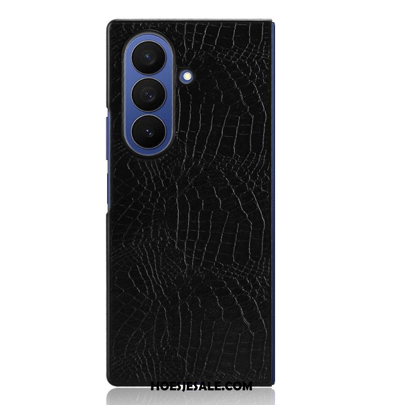Hoesje Samsung Galaxy Z Fold 7 Krokodillenleerlook Bescherming Hoesje