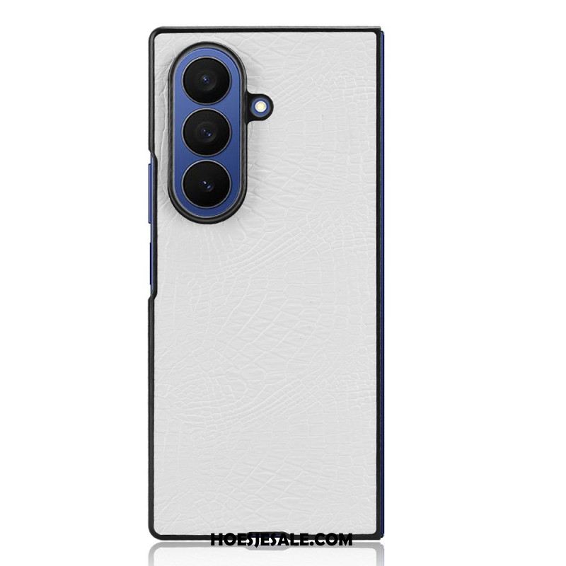 Hoesje Samsung Galaxy Z Fold 7 Krokodillenleerlook Bescherming Hoesje