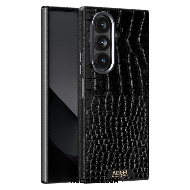 Hoesje Samsung Galaxy Z Fold 7 Magsafe-compatibel Abeel In Krokodillenstijl