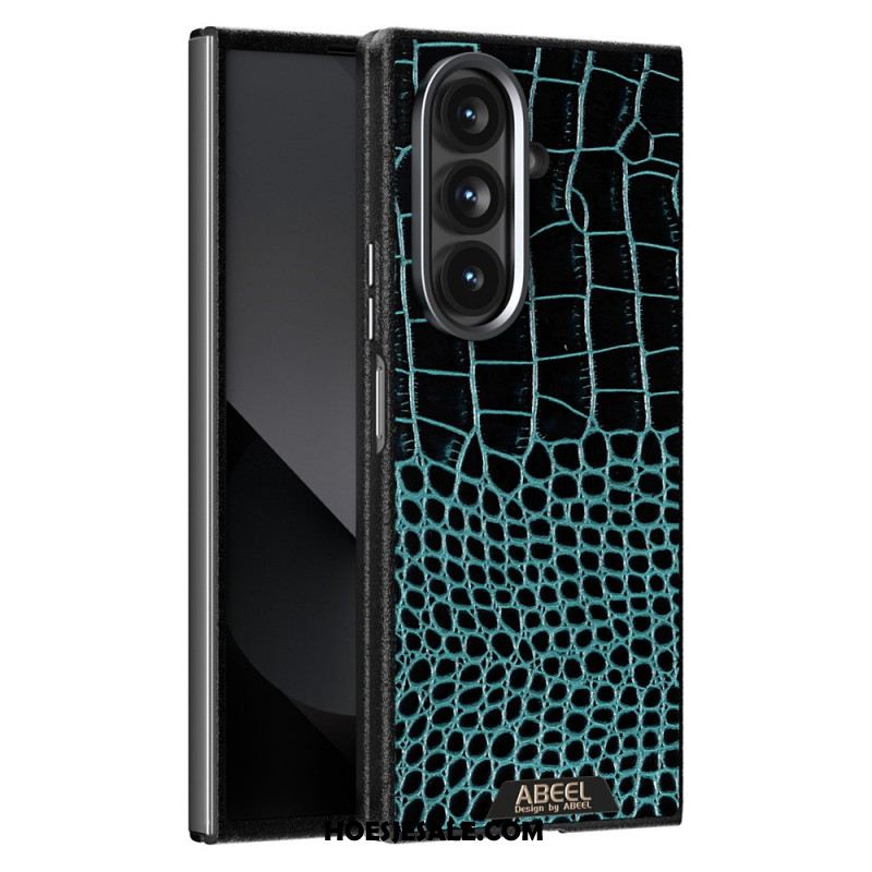 Hoesje Samsung Galaxy Z Fold 7 Magsafe-compatibel Abeel In Krokodillenstijl