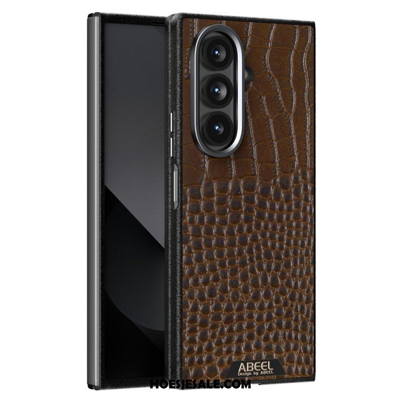 Hoesje Samsung Galaxy Z Fold 7 Magsafe-compatibel Abeel In Krokodillenstijl