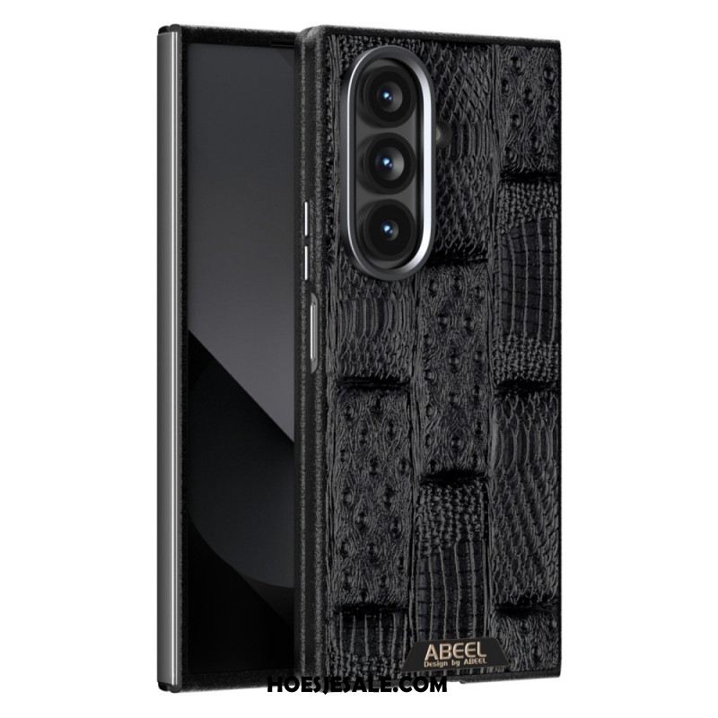 Hoesje Samsung Galaxy Z Fold 7 Magsafe-compatibel Abeel Met Reliëf Bescherming Hoesje