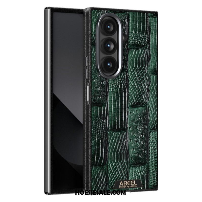 Hoesje Samsung Galaxy Z Fold 7 Magsafe-compatibel Abeel Met Reliëf Bescherming Hoesje