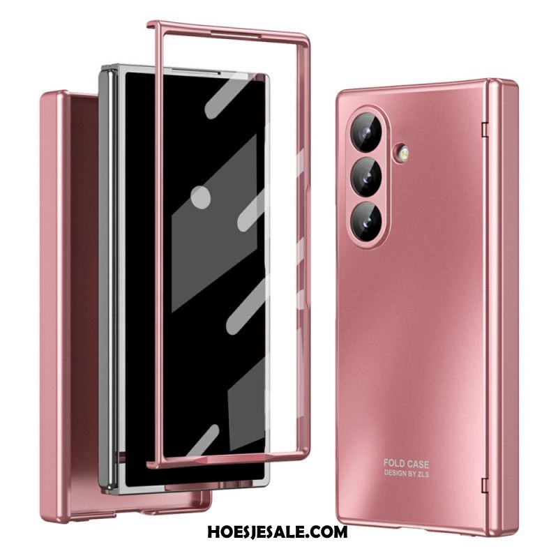 Hoesje Samsung Galaxy Z Fold 7 Metallic Effect Met Schermbeschermer