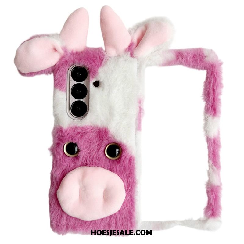 Hoesje Samsung Galaxy Z Fold 7 Pluche Koe