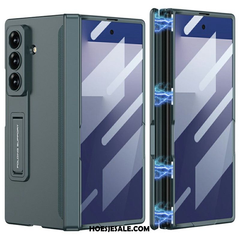 Hoesje Samsung Galaxy Z Fold 7 Schermbeschermer En Magnetische Standaard Bescherming Hoesje