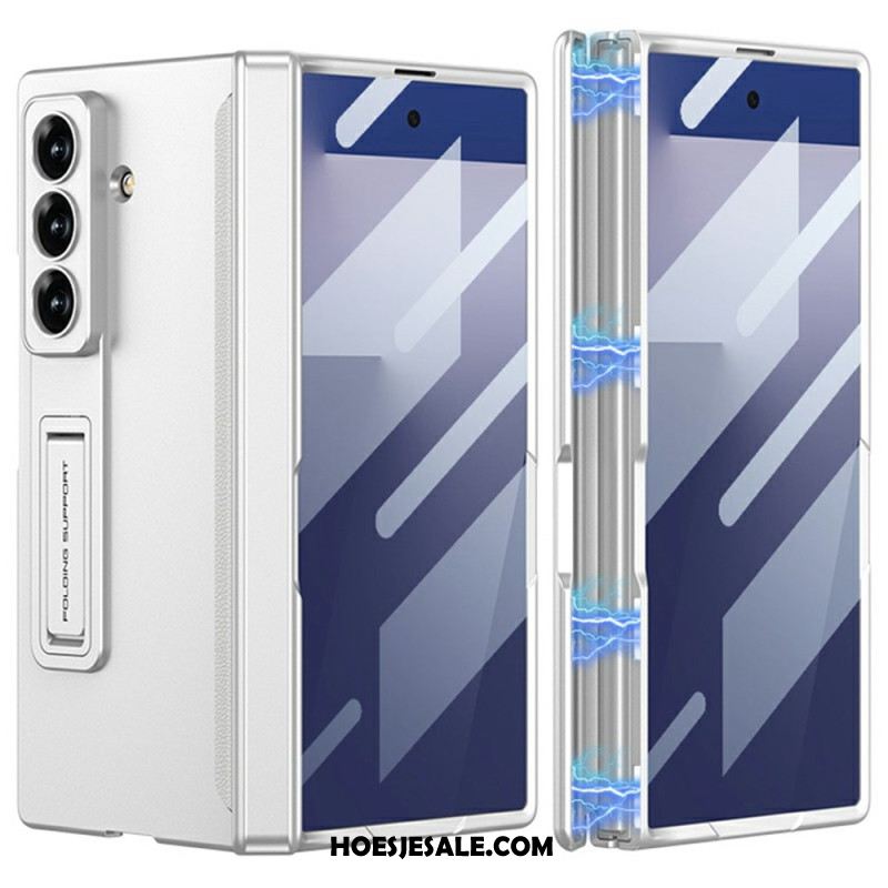 Hoesje Samsung Galaxy Z Fold 7 Schermbeschermer En Magnetische Standaard Bescherming Hoesje