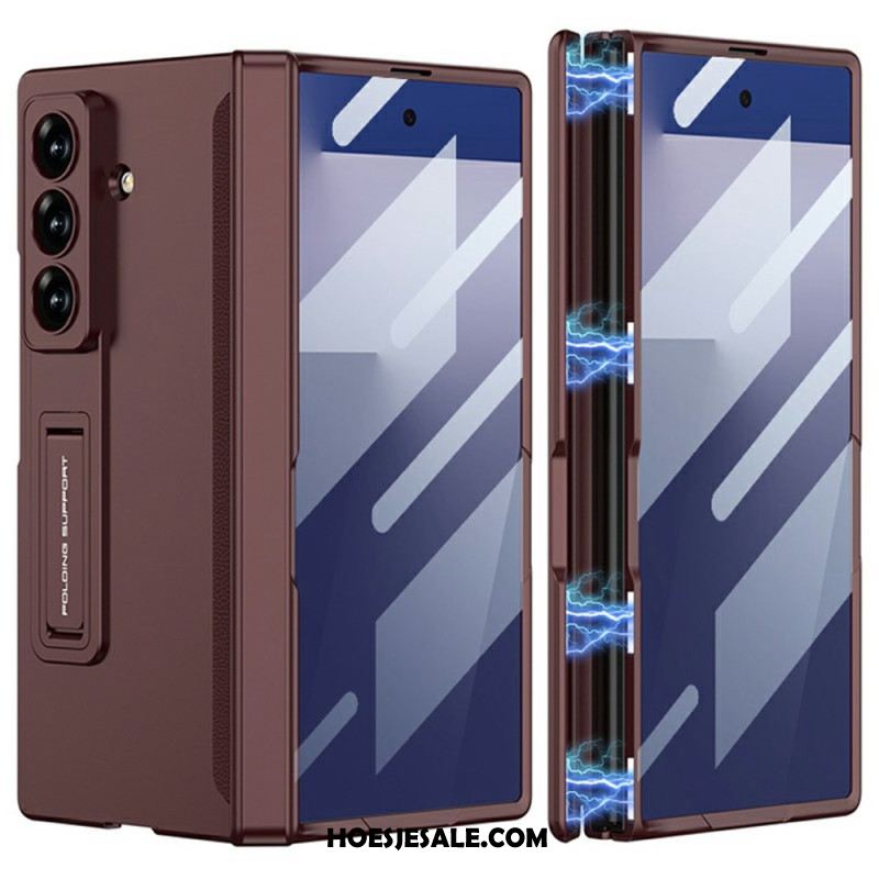 Hoesje Samsung Galaxy Z Fold 7 Schermbeschermer En Magnetische Standaard Bescherming Hoesje