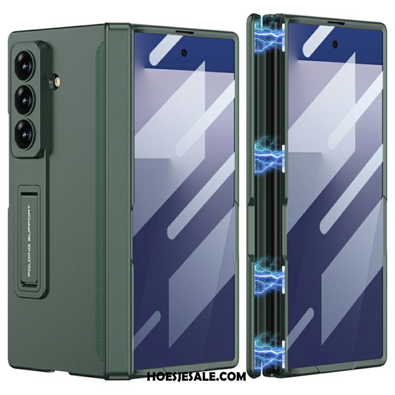Hoesje Samsung Galaxy Z Fold 7 Schermbeschermer En Magnetische Standaard Bescherming Hoesje
