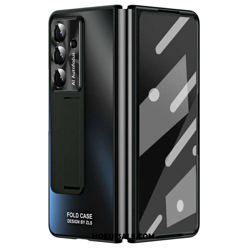 Hoesje Samsung Galaxy Z Fold 7 Standaard Met Matte Afwerking En Schermbeschermer