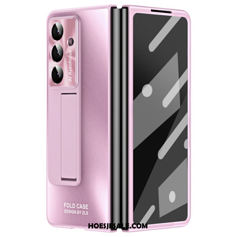 Hoesje Samsung Galaxy Z Fold 7 Standaard Met Matte Afwerking En Schermbeschermer