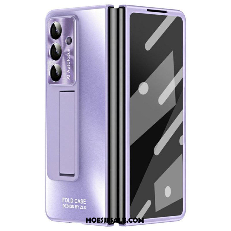 Hoesje Samsung Galaxy Z Fold 7 Standaard Met Matte Afwerking En Schermbeschermer