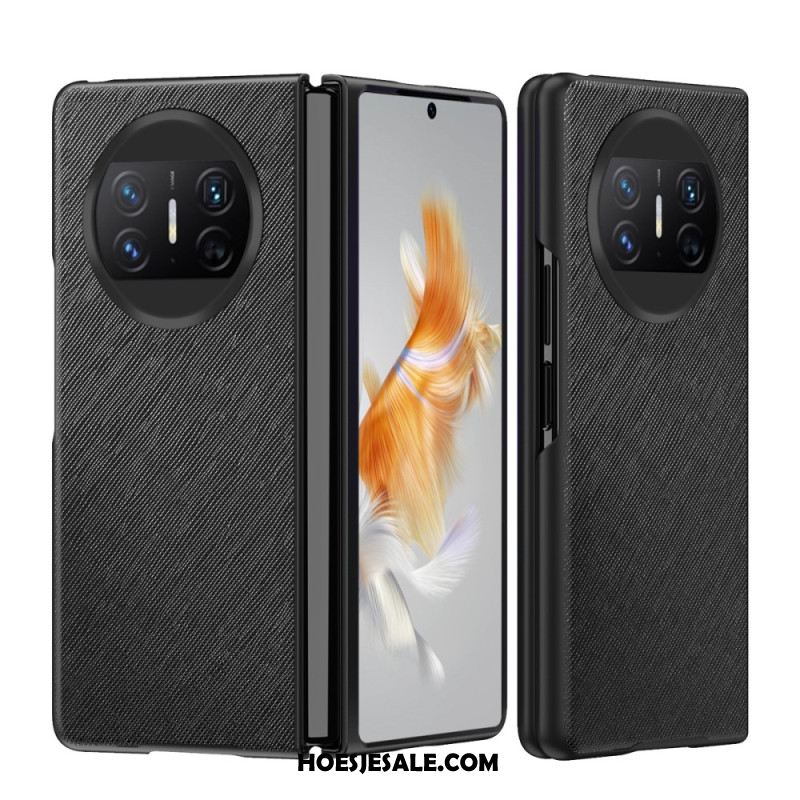Hoesje Voor Huawei Mate X3 Geweven Textuur