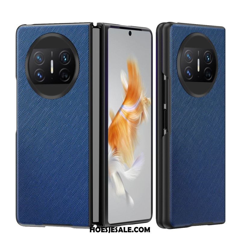 Hoesje Voor Huawei Mate X3 Geweven Textuur
