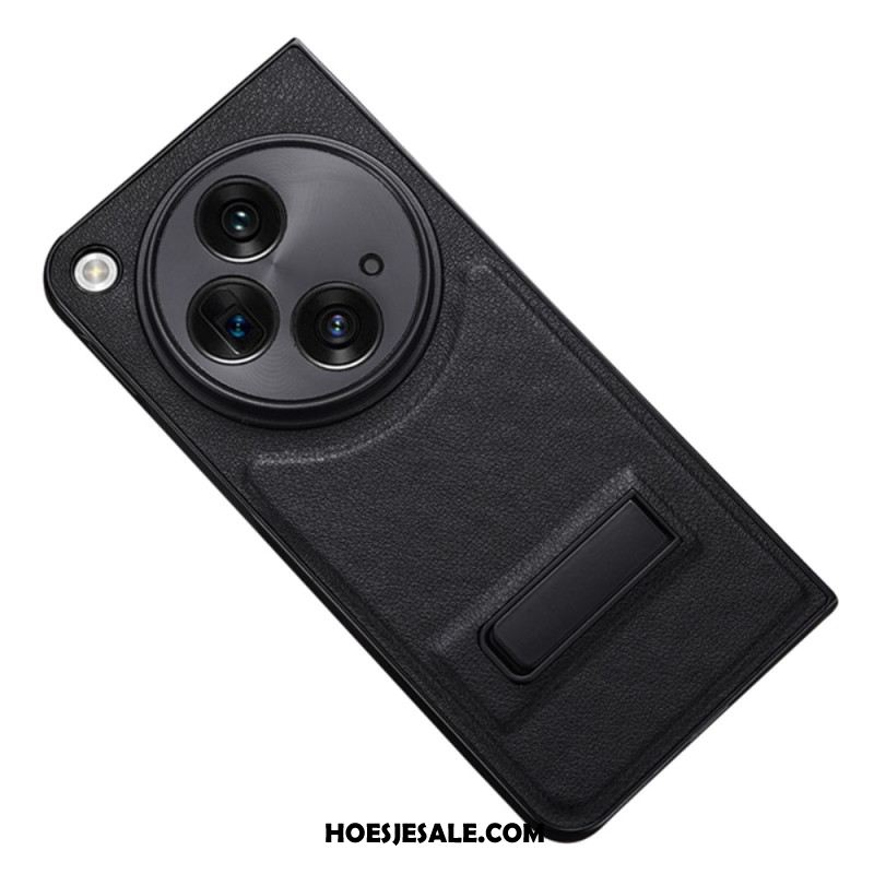 Hoesje Voor Oppo Find N3 Kunstleer Met Standaard