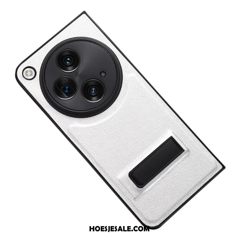 Hoesje Voor Oppo Find N3 Kunstleer Met Standaard