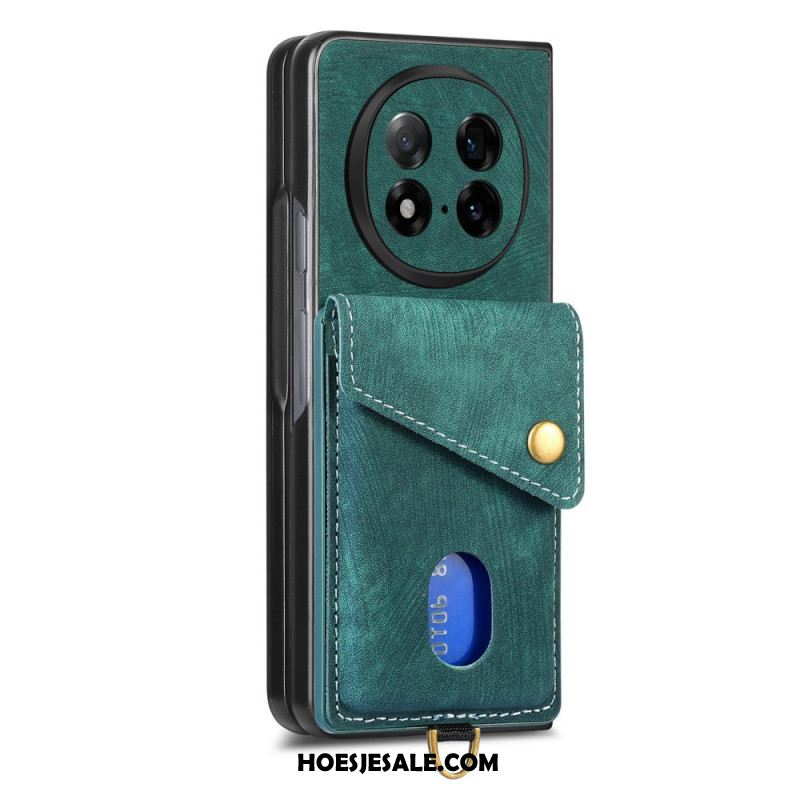 Hoesje Voor Oppo Find N5 Kaarthouder En Standaard