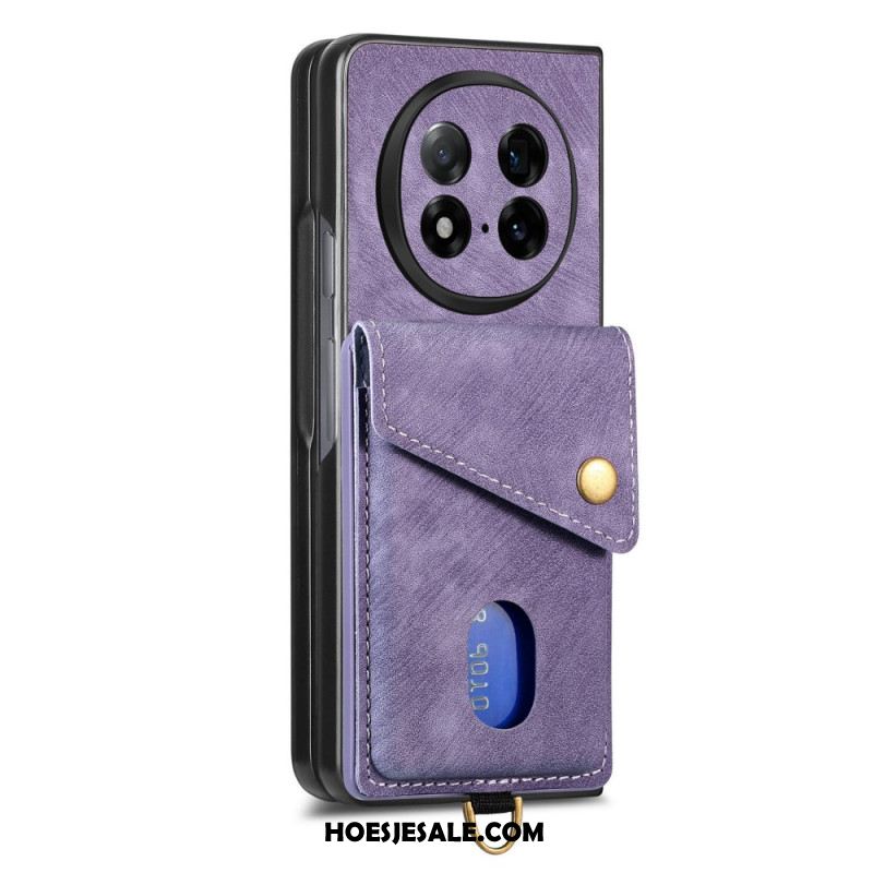 Hoesje Voor Oppo Find N5 Kaarthouder En Standaard