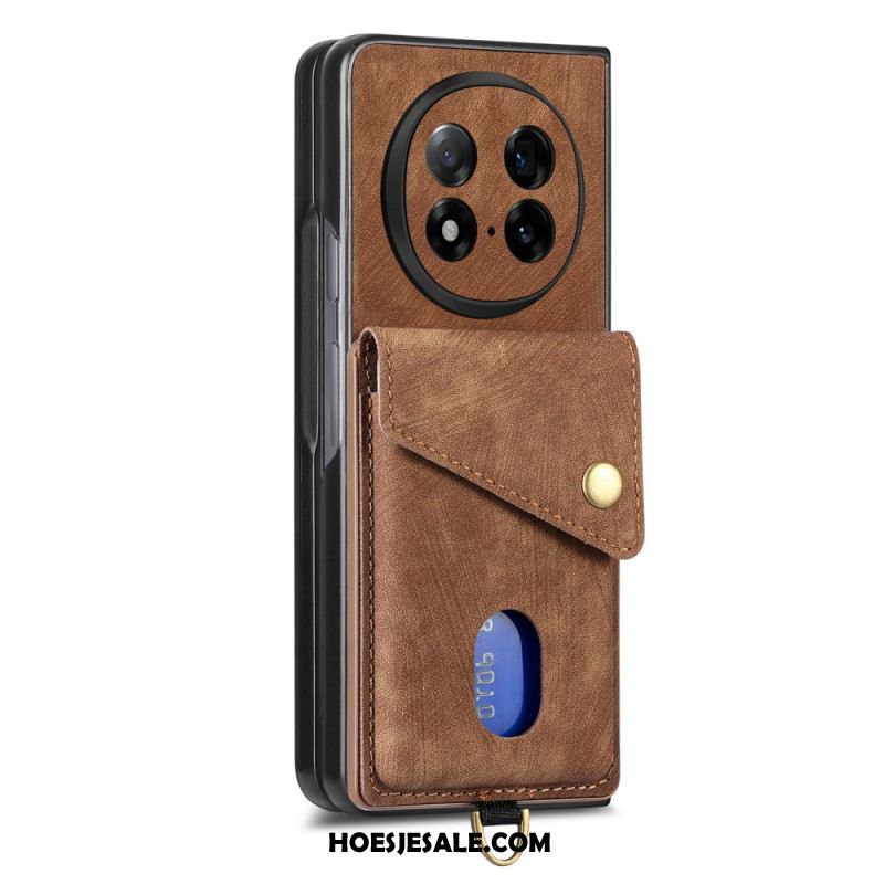 Hoesje Voor Oppo Find N5 Kaarthouder En Standaard