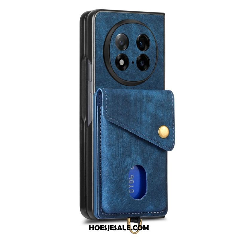 Hoesje Voor Oppo Find N5 Kaarthouder En Standaard