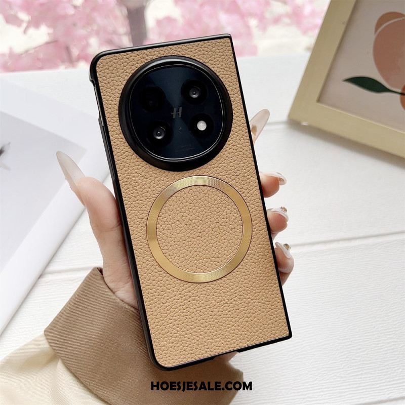 Hoesje Voor Oppo Find N5 Magsafe-compatibel Kunstleer