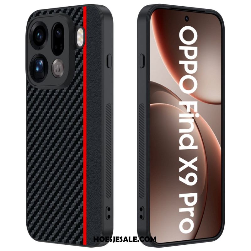 Hoesje Voor Oppo Find X9 Pro 5g Stevig Met Koolstofvezeltextuur