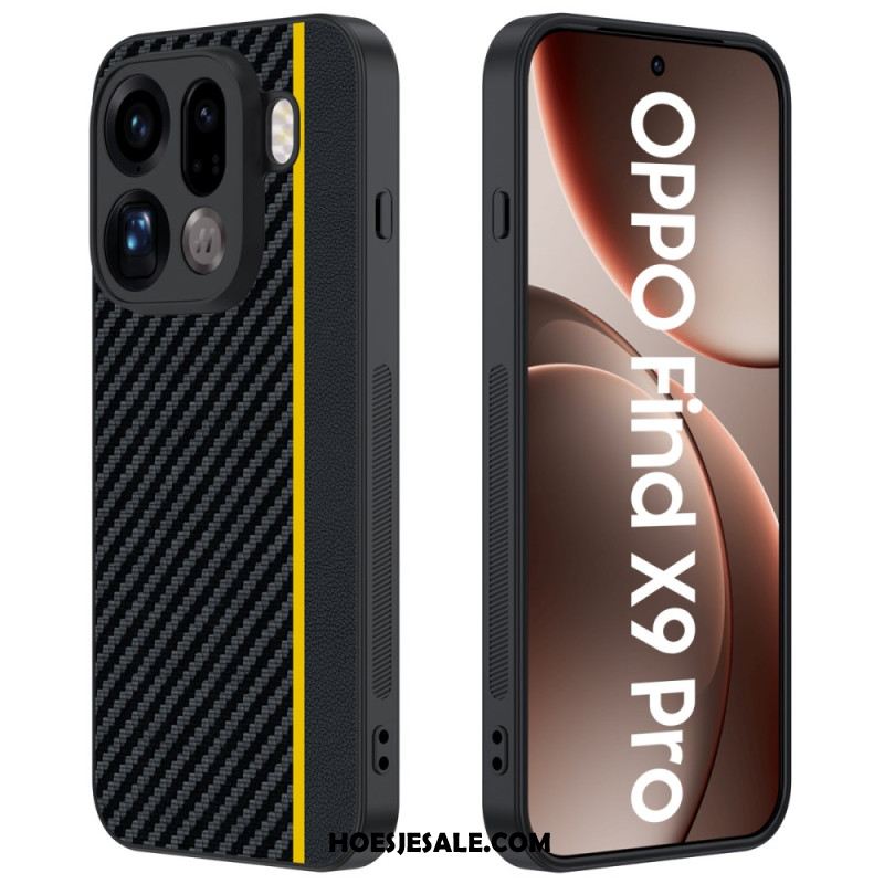 Hoesje Voor Oppo Find X9 Pro 5g Stevig Met Koolstofvezeltextuur