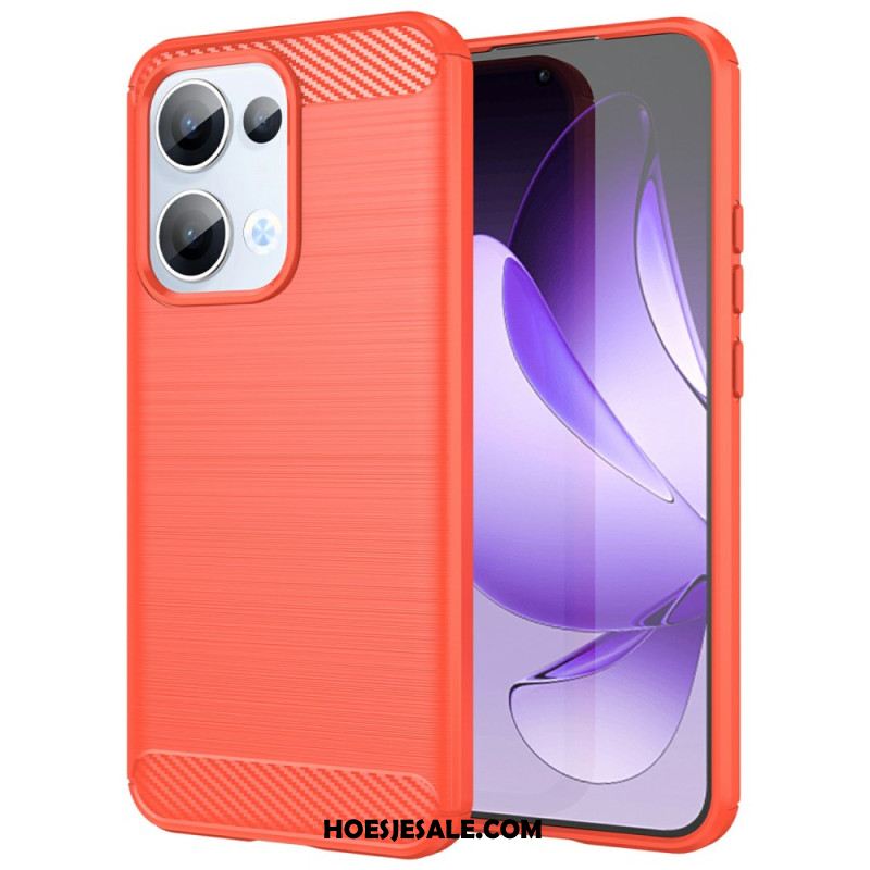Hoesje Voor Oppo Reno 13 5g Geborsteld Koolstofvezel