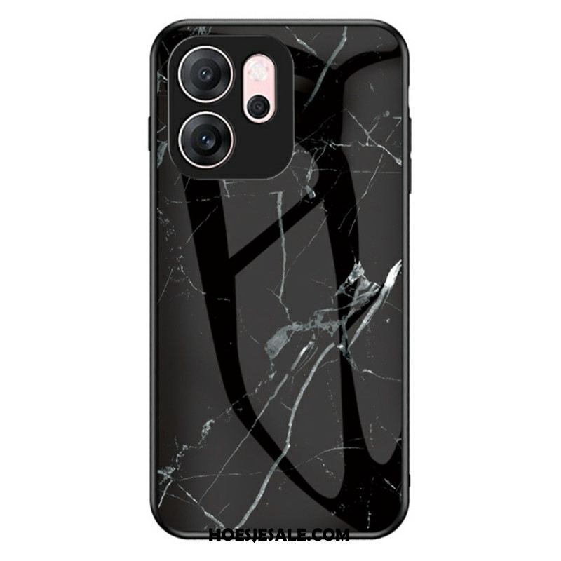 Hoesje Voor Oppo Reno 14f 5g Marmer Gehard Glas