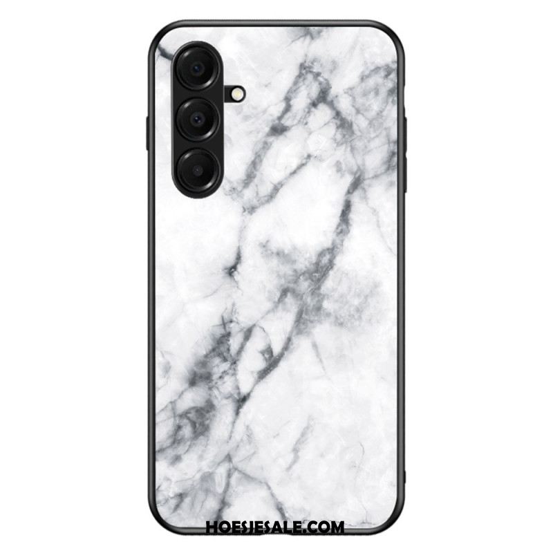 Hoesje Voor Samsung Galaxy A17 4g / 5g Gehard Glas Marmer