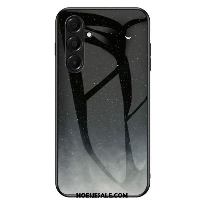 Hoesje Voor Samsung Galaxy A17 4g / 5g Hemelsblauw Gehard Glas