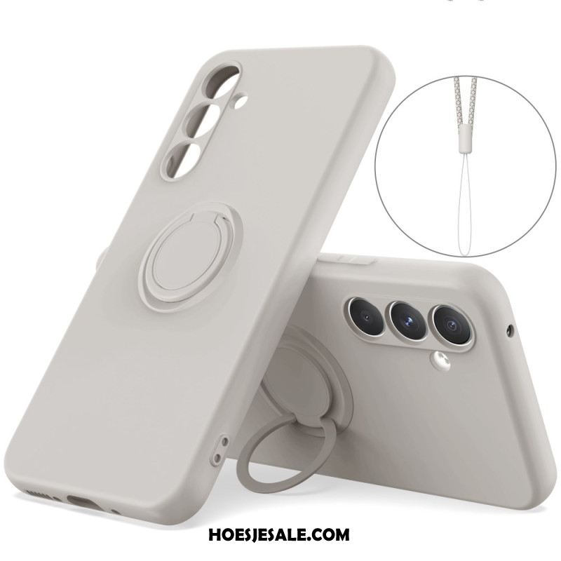 Hoesje Voor Samsung Galaxy A17 4g / 5g Siliconen Met Ringhouder